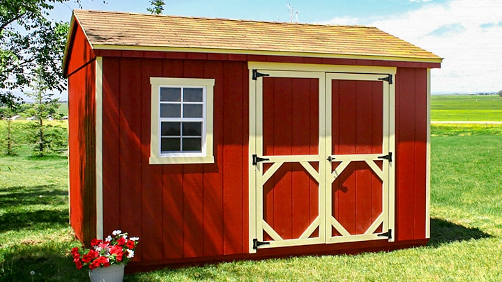 10x10 a frame shed