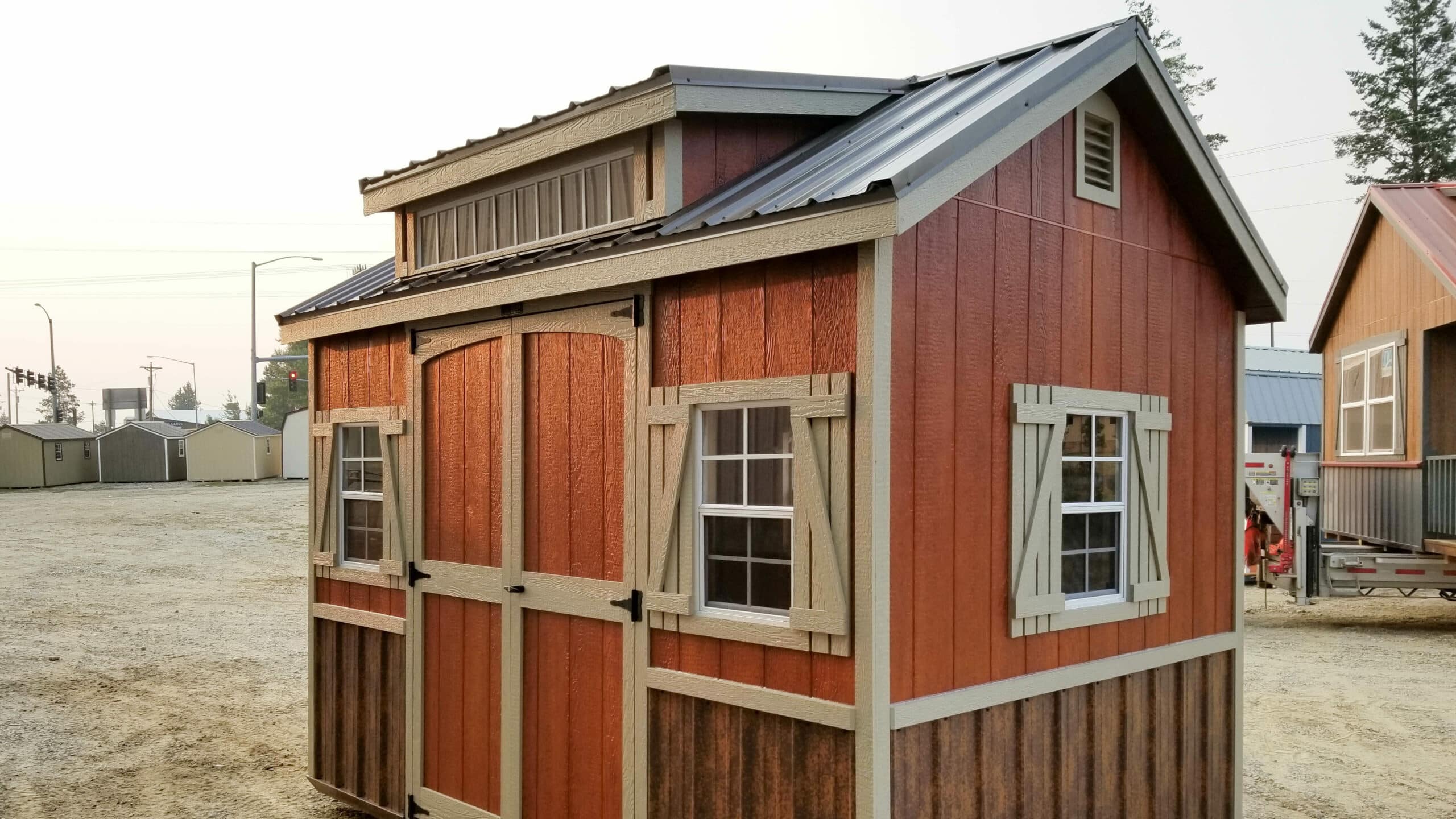 10x12 highwood dormer shed