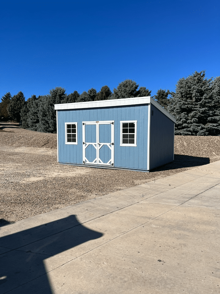 12x16 Mono Slope Shed in Fairview