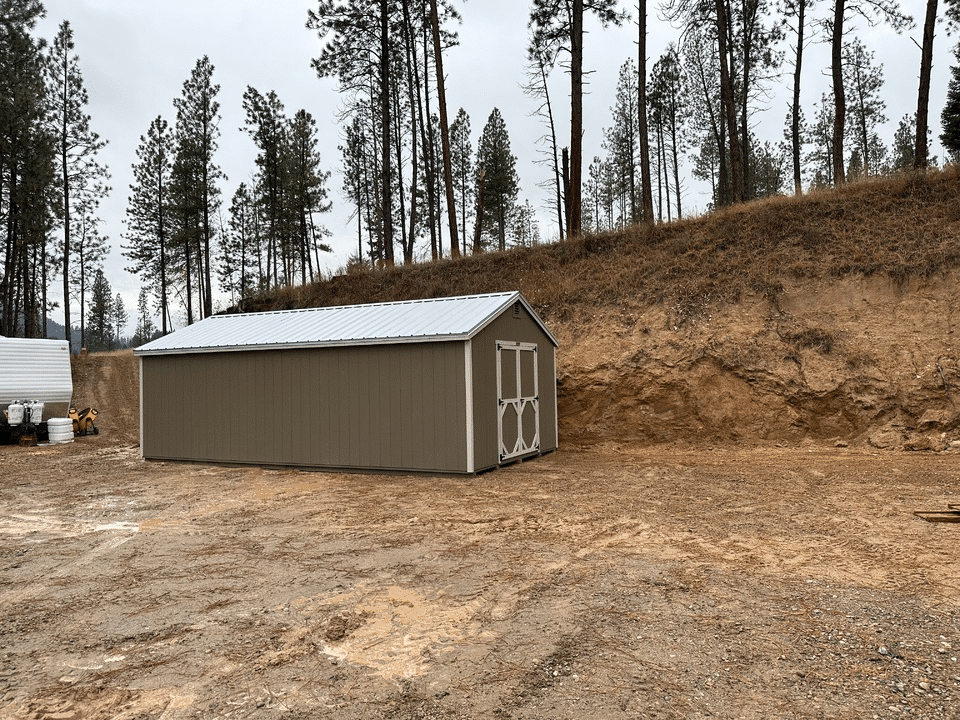 12x24 A-Frame Utility Shed in Garden Valley, ID