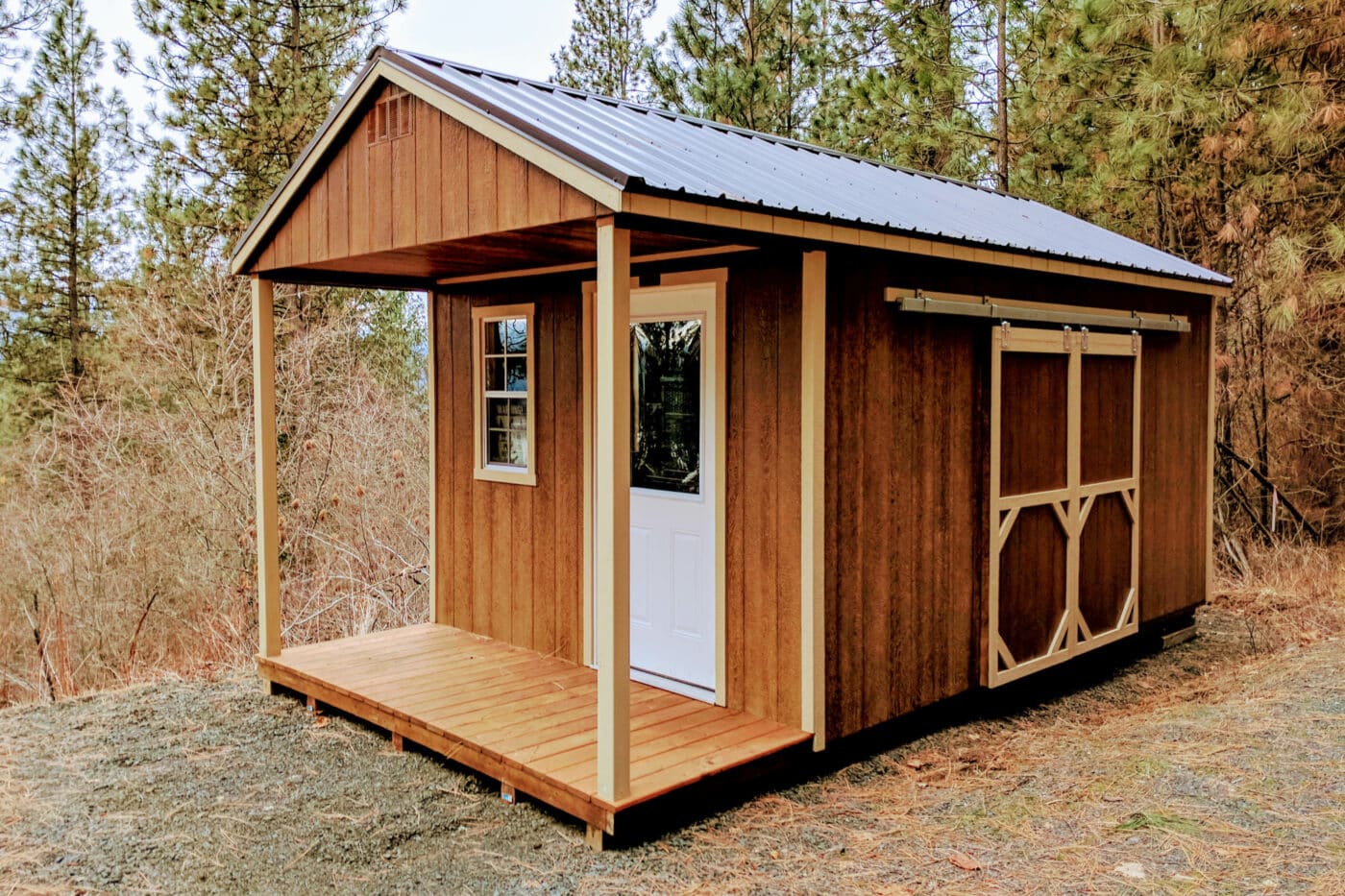 a frame sheds in sweet home, or