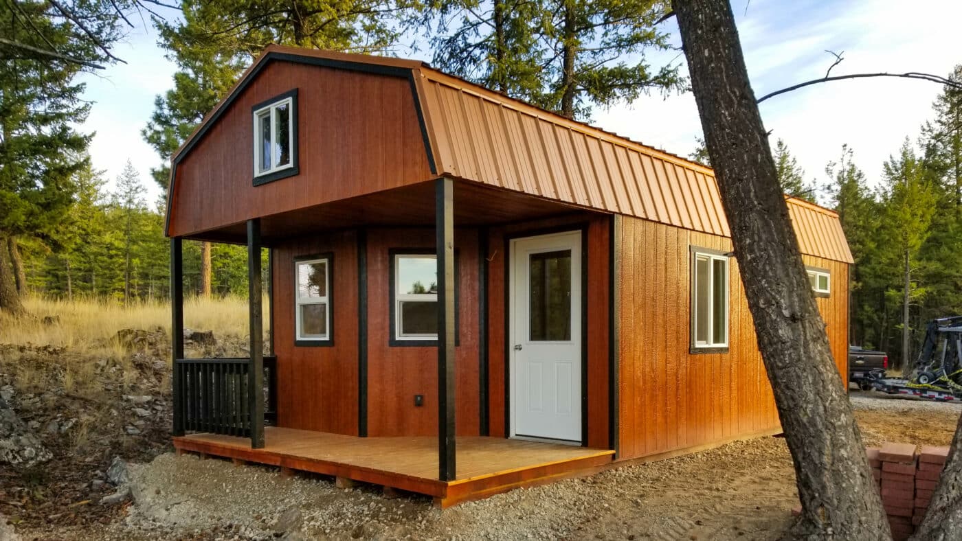 cabin shell in turtle lake