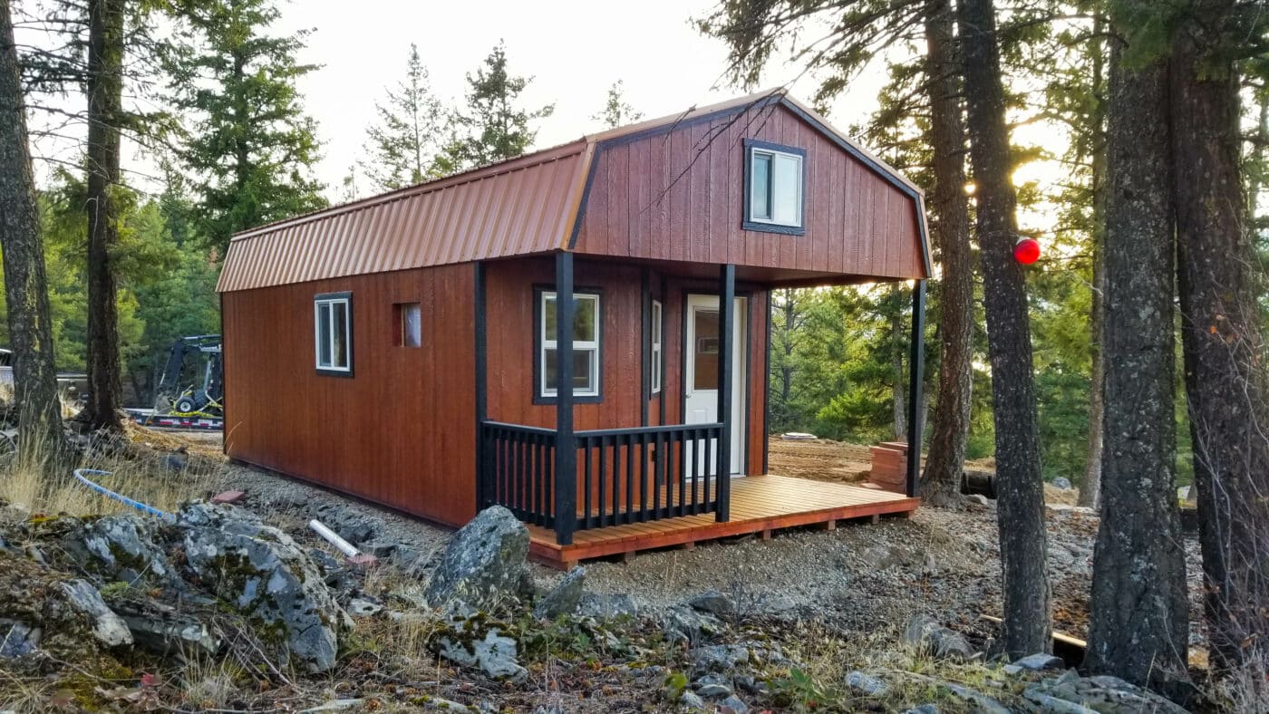 backyard cabin in oldtown, ID