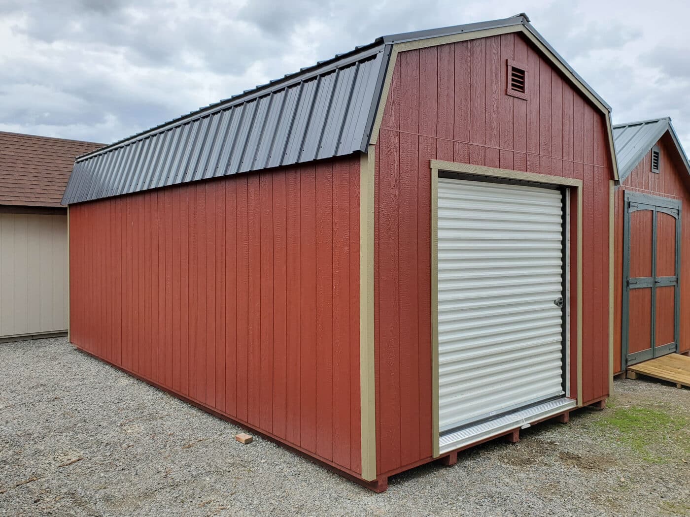 hi side garage shed