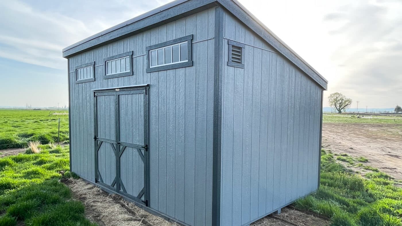 modern storage shed