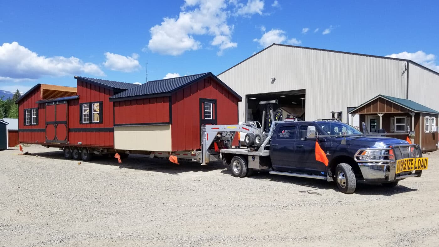 monitor barn shed delivery