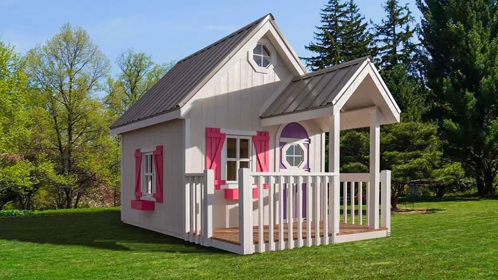 outdoor playhouse sheds