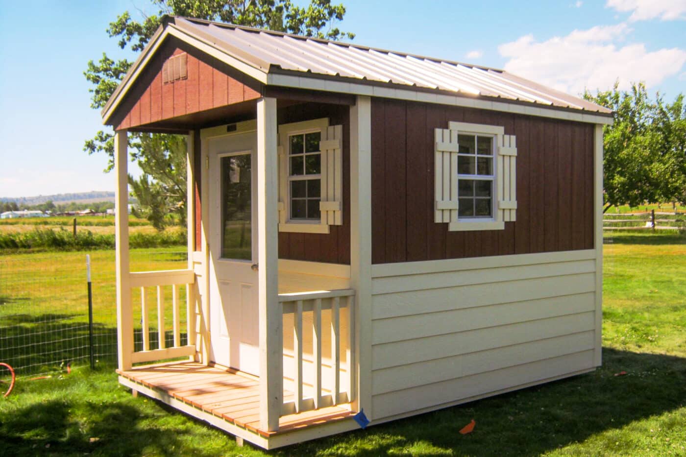 playhouse shed with porch