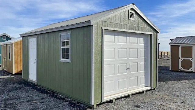 prefab garage in Mercer