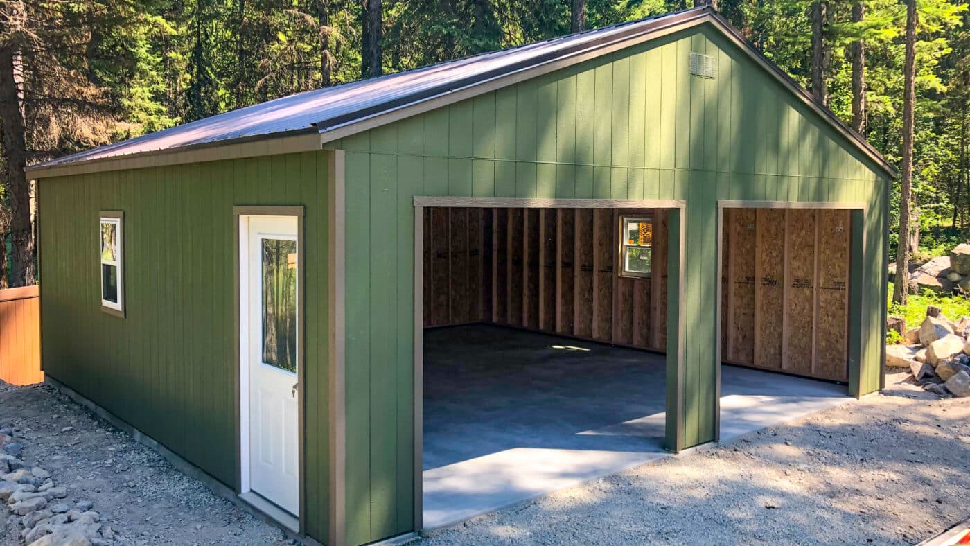 prefab garage in meridan id