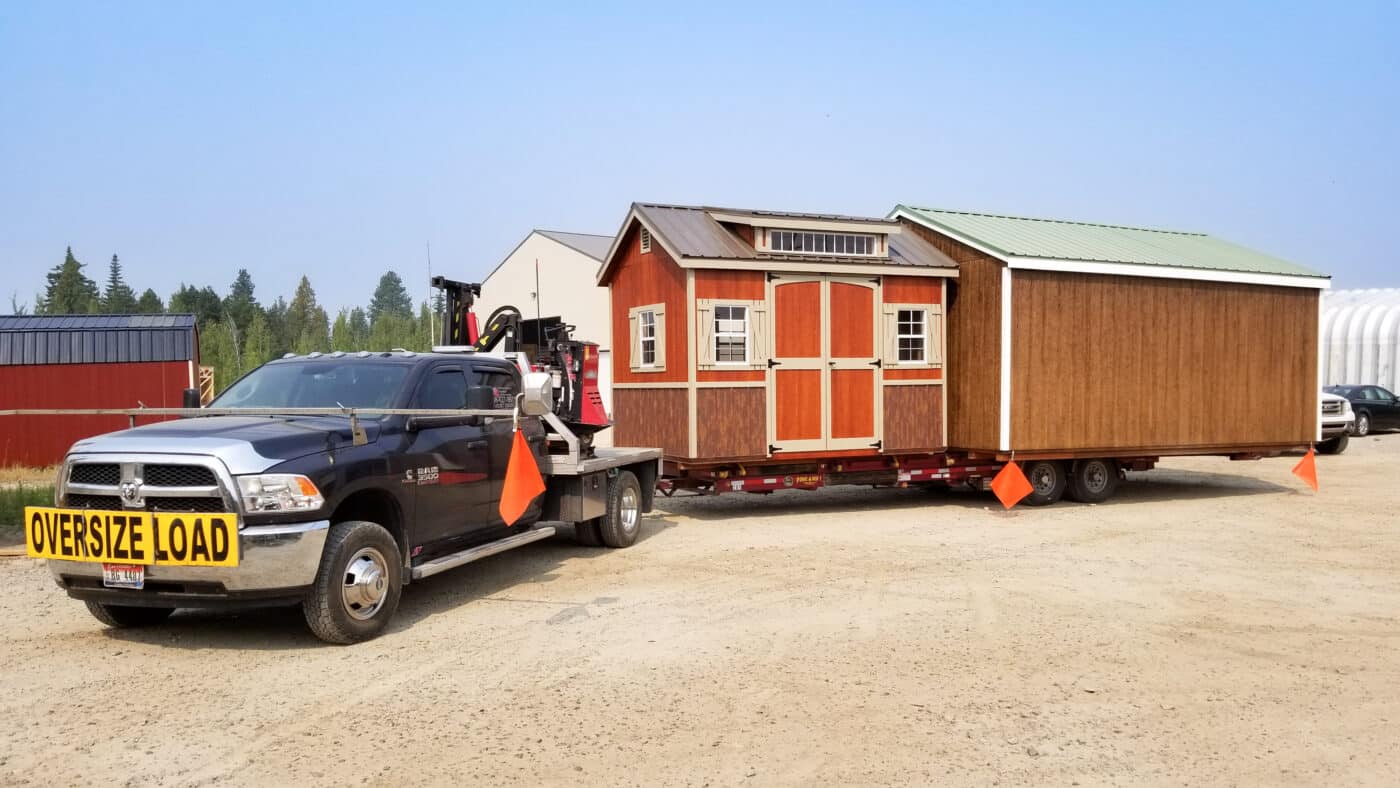 shed delivery in lakeview, or